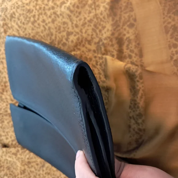 NWT Cuyana Black Pebbled Leather Laptop/ Tablet Sleeve - Picture 7 of 11